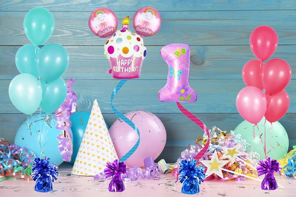 Chochkees Metallic Balloon Weights, 5.5-inch Green, 6-Pack – Party Favors & Centerpieces