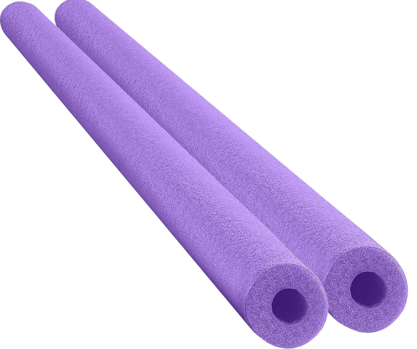 Chochkees Floating Pool Noodles Foam Tube 2-Pack – 52-Inch Long, Thick Hollow Noodles