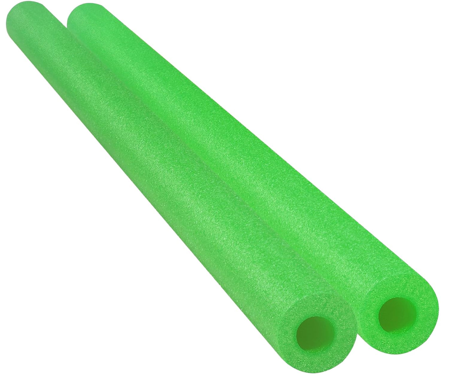 Chochkees Floating Pool Noodles – 2-Pack, 52-Inch Green Foam Tubes