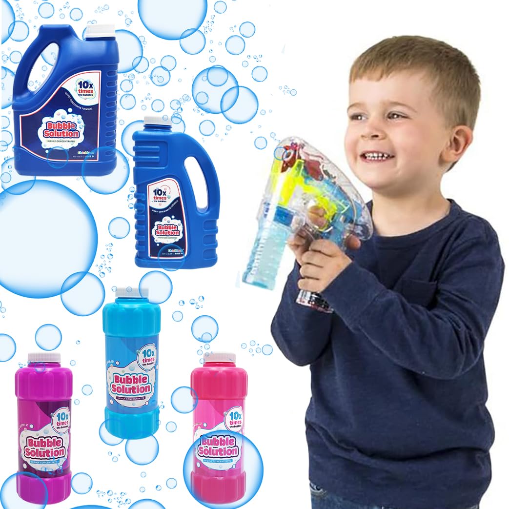 Chochkees Purple 16oz Concentrated Bubble Solution — Refills Up to 1.25 Gallons, Non-Toxic for Bubble Machines & Giant Bubbles