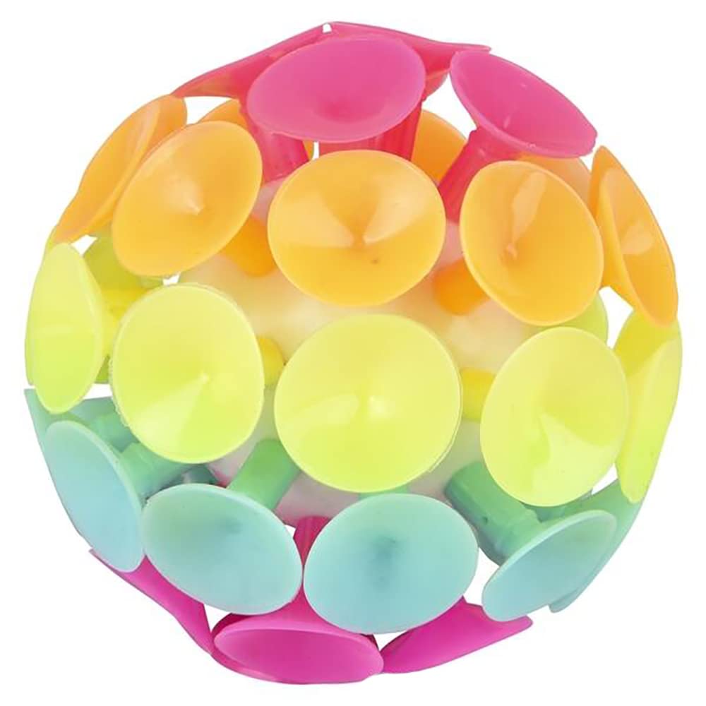 Chochkees Light-Up Suction Ball 3-Inch – 2-Pack | Glow-in-the-Dark Party Favors for Kids