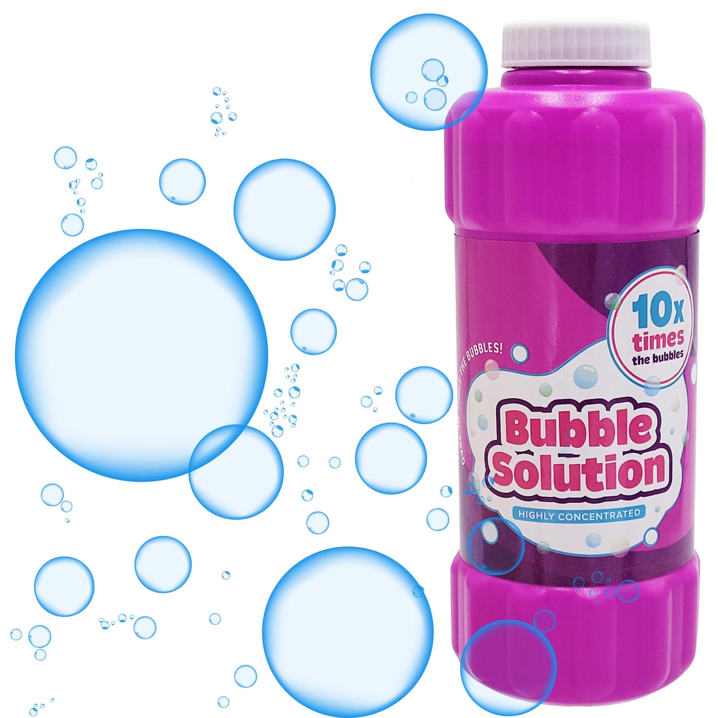 Chochkees Purple 16oz Concentrated Bubble Solution — Refills Up to 1.25 Gallons, Non-Toxic for Bubble Machines & Giant Bubbles