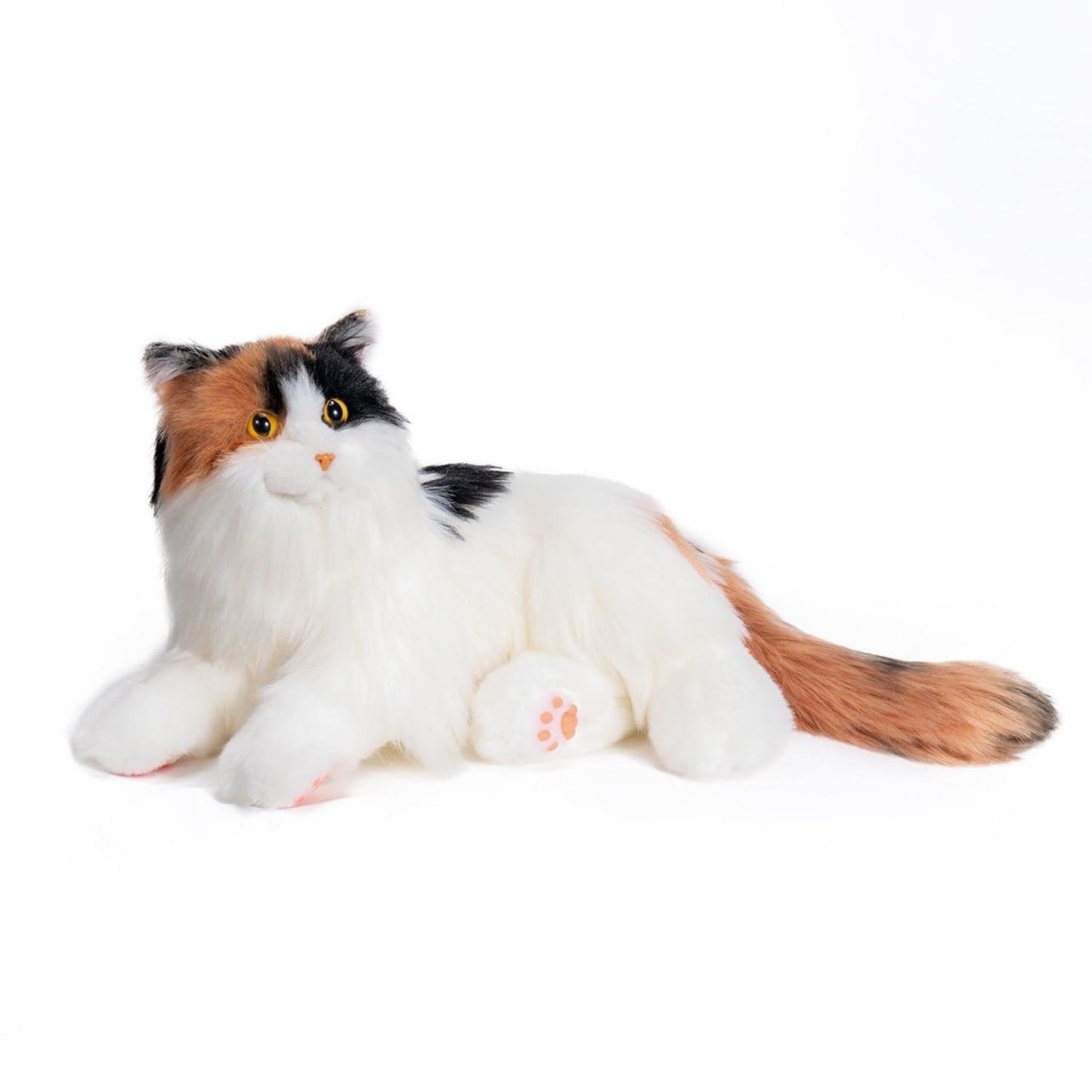 Chongker Interactive Robot Cat - Weighted Breathing Plush with Meow Voice