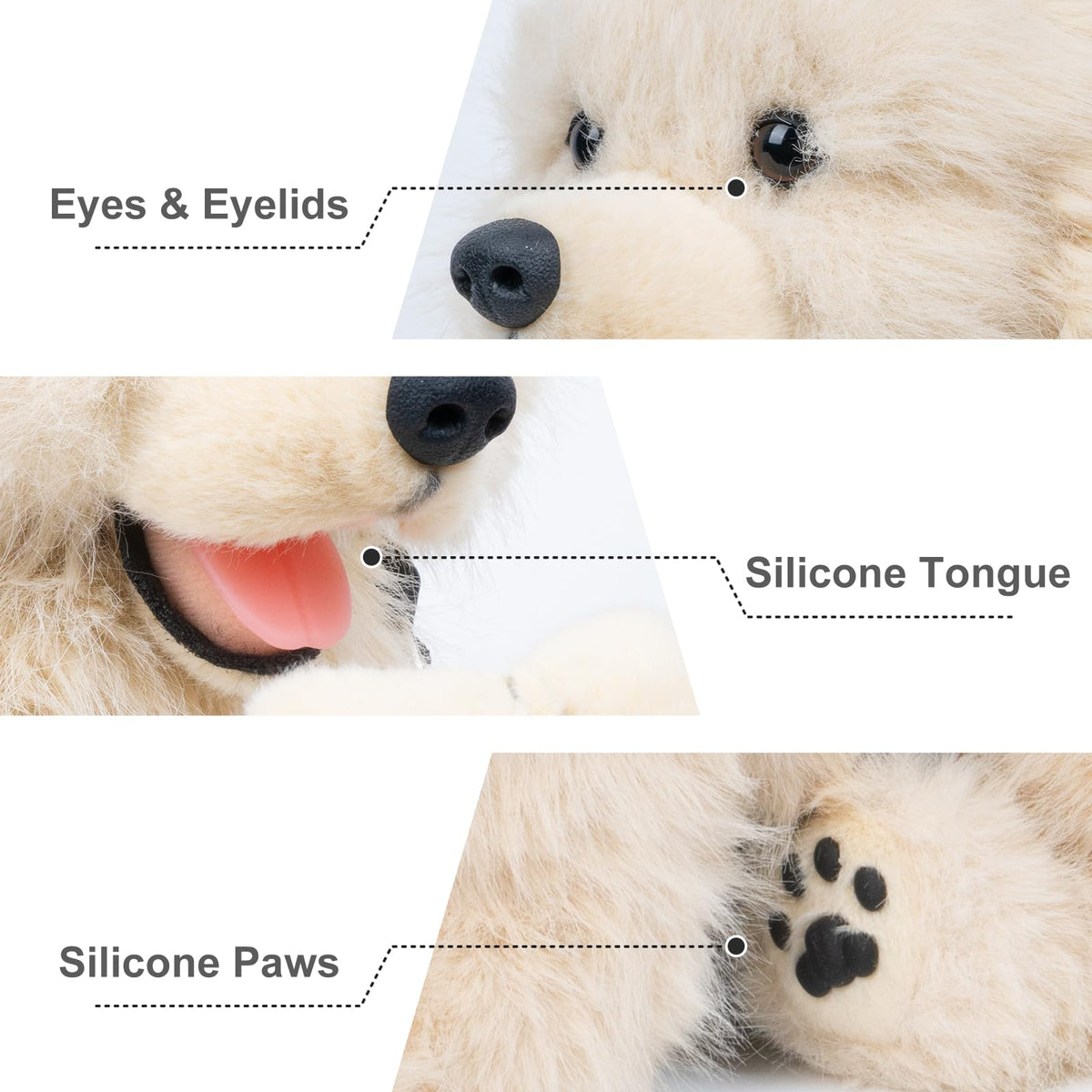 Chongker Shiba Inu Plush with Magnetic Toys – Lifelike Soft Dog Stuffed Animal
