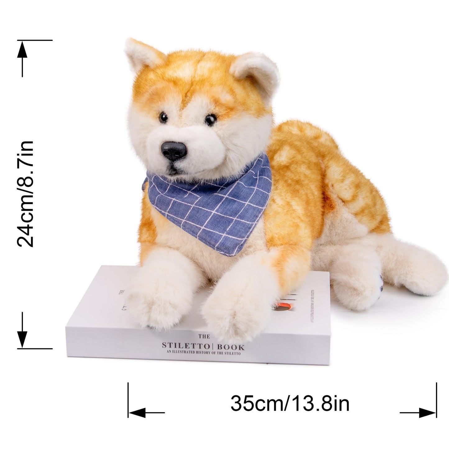Chongker Shiba Inu Plush - Handmade Realistic Dog Stuffed Animal