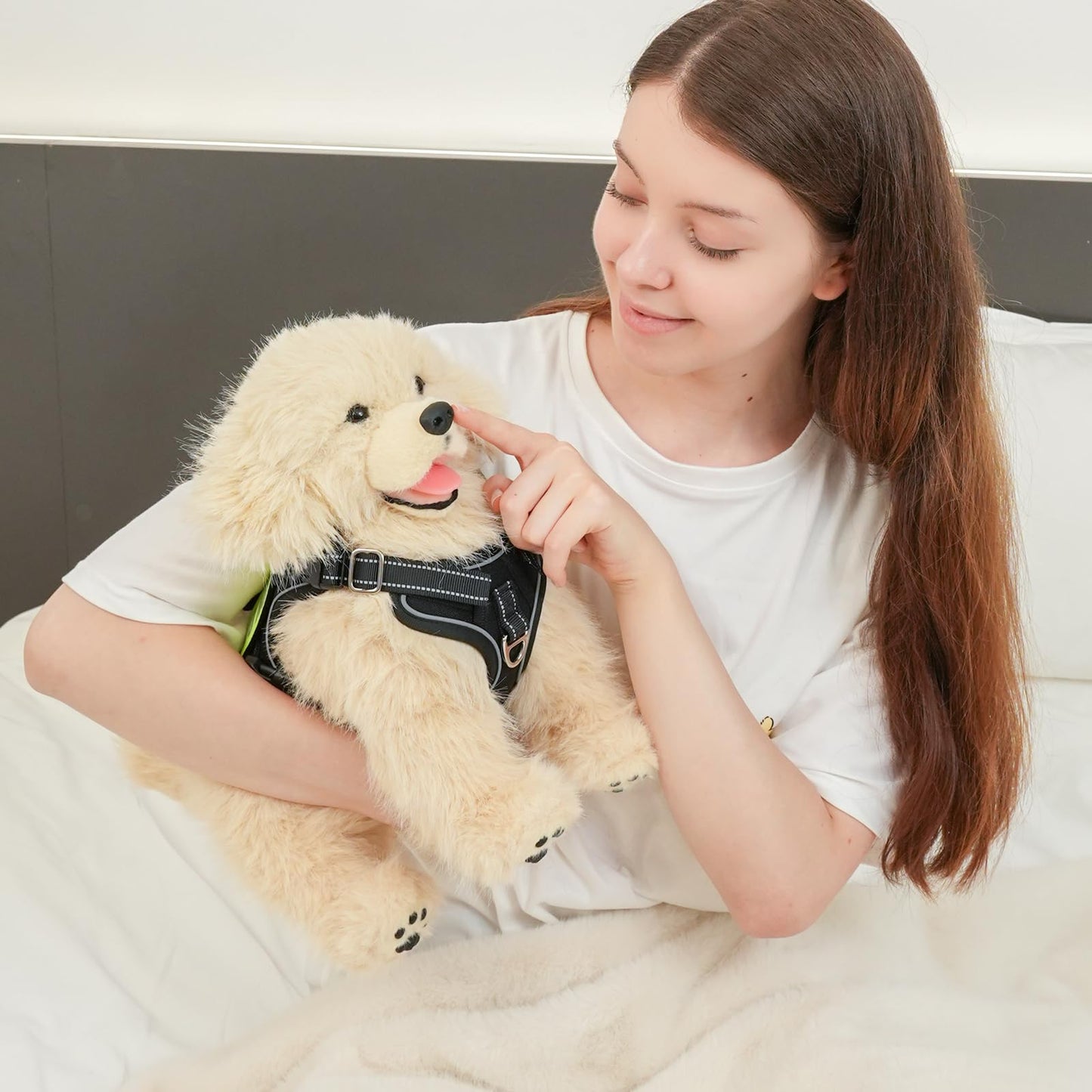 Chongker Shiba Inu Plush with Magnetic Toys – Lifelike Soft Dog Stuffed Animal