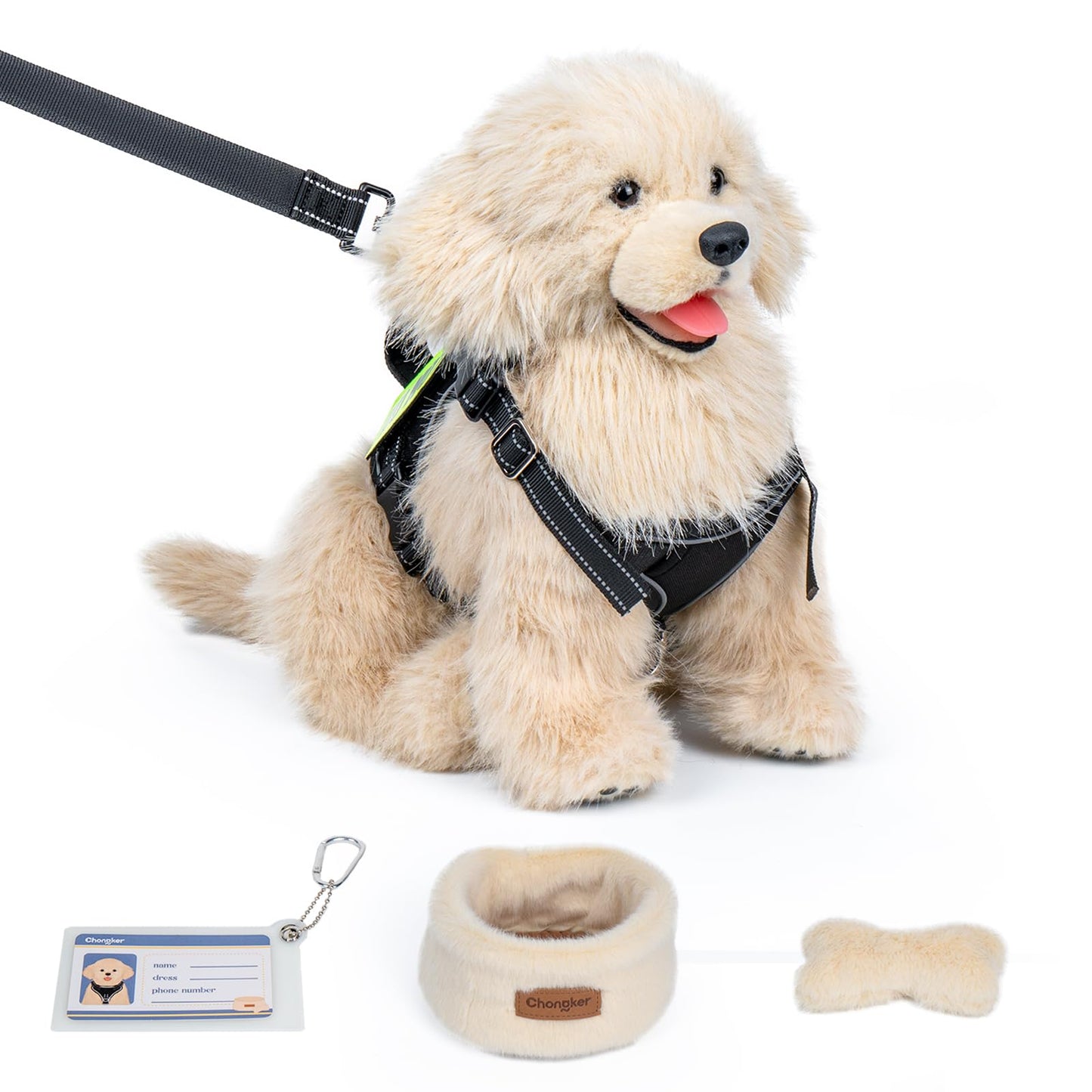 Chongker Shiba Inu Plush with Magnetic Toys – Lifelike Soft Dog Stuffed Animal