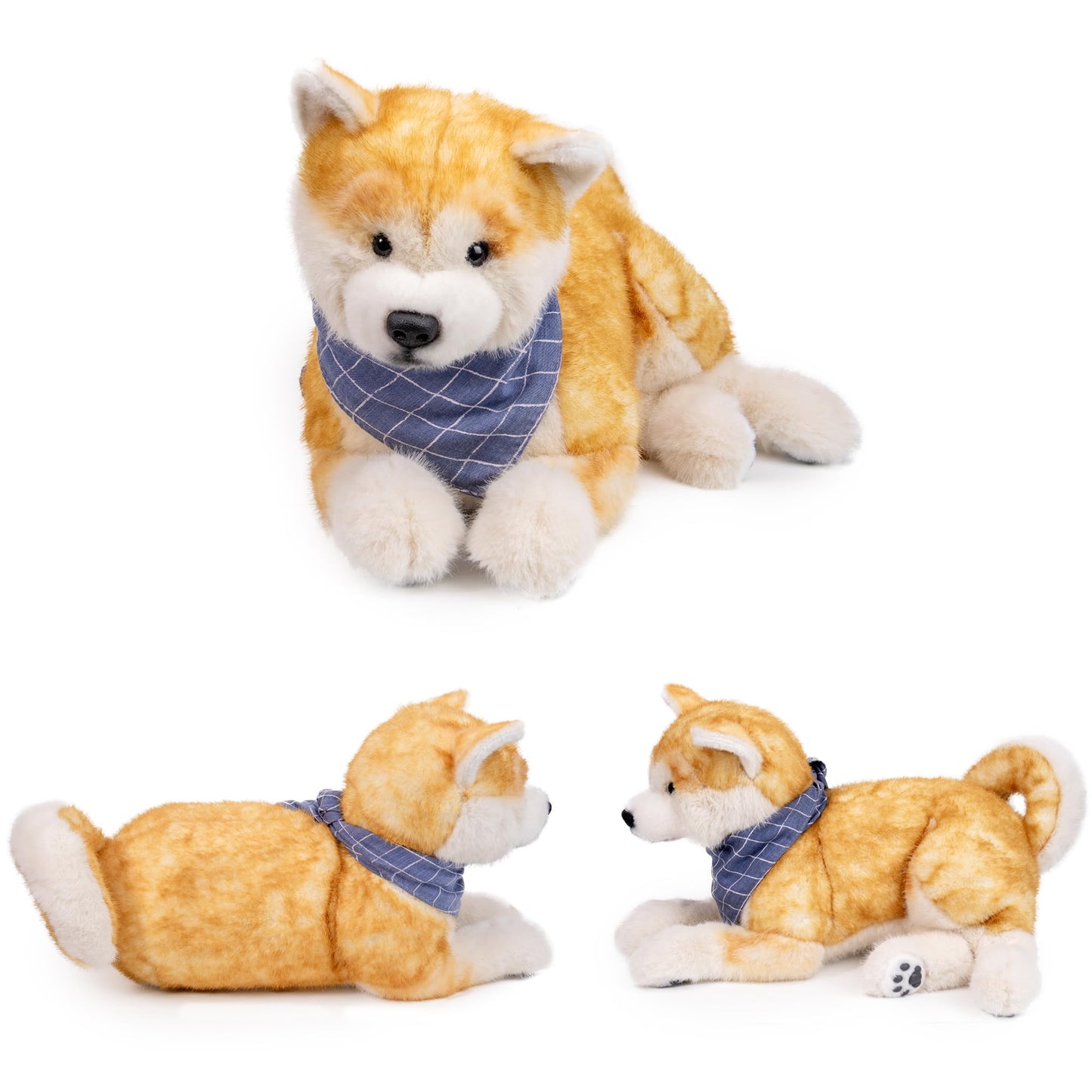 Chongker Shiba Inu Plush - Handmade Realistic Dog Stuffed Animal