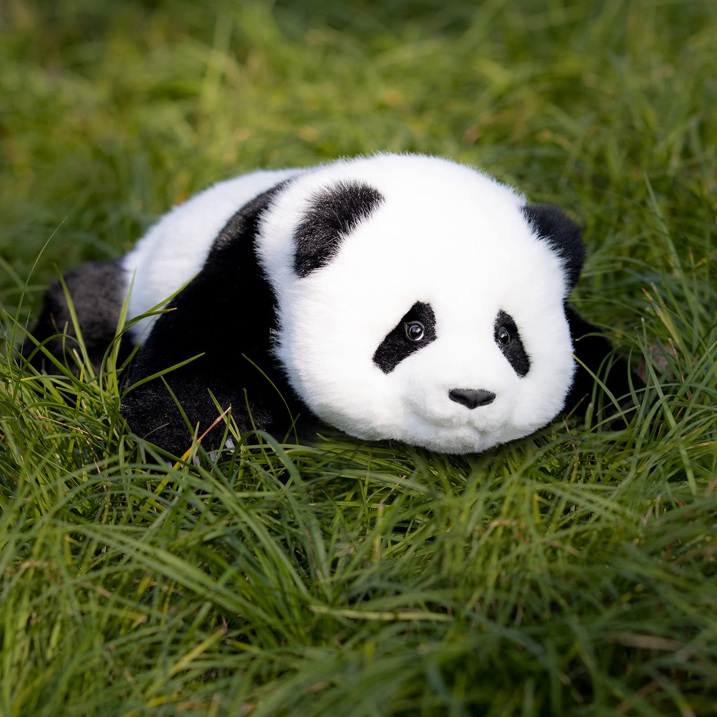 Chongker MengLan Weighted Panda Plush – 18-Inch, 4 Lb Handmade Realistic Panda Toy