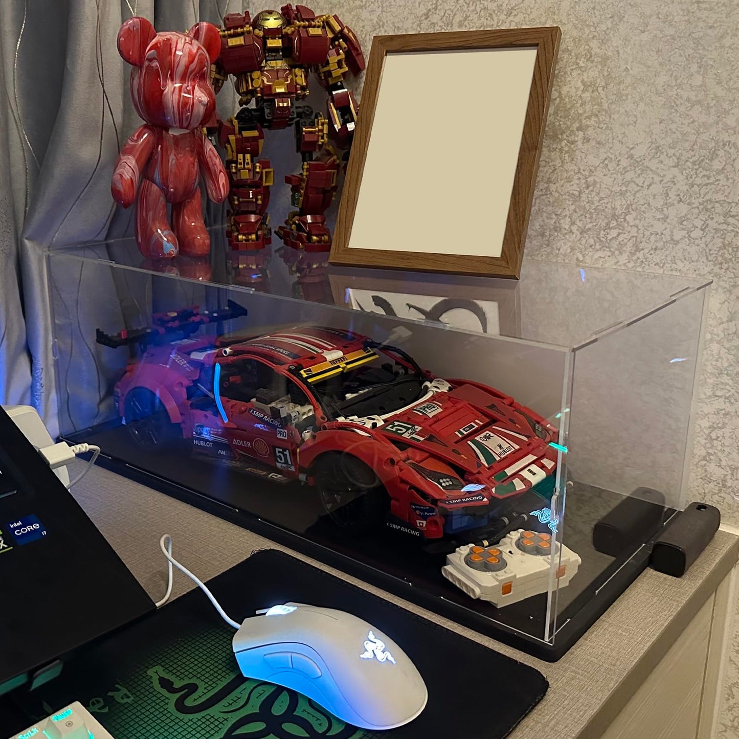 Choowin Acrylic Display Case for LEGO Porsche 911, McLaren P1, Ferrari SP3 – Dustproof & Stackable