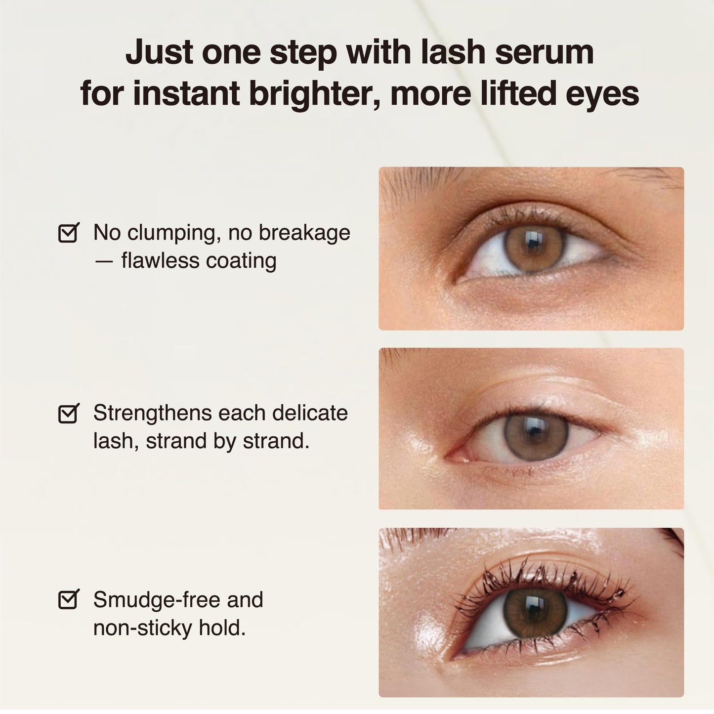 CHOSUNGAH BEAUTY Black Bean Keratin Lash Care Styler – Daytime Lash Serum, Jelly Texture, 0.3 Fl Oz (9 ml)