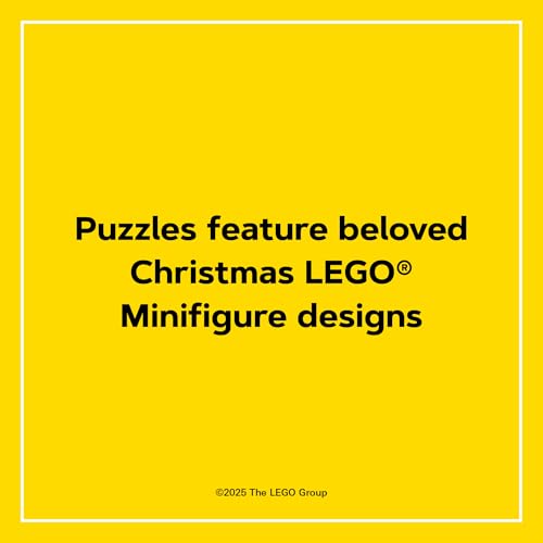 Chronicle Books Lego Countdown to Christmas Puzzles — 12 Days of Minifigure Advent Puzzles, 48-Piece Minis