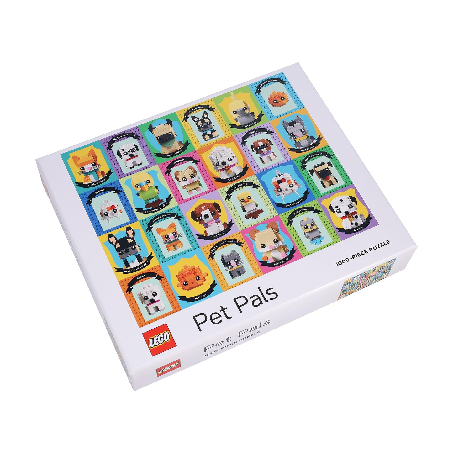 Chronicle Books Lego Pet Pals 1000-Piece Puzzle | BrickHeadz Pets