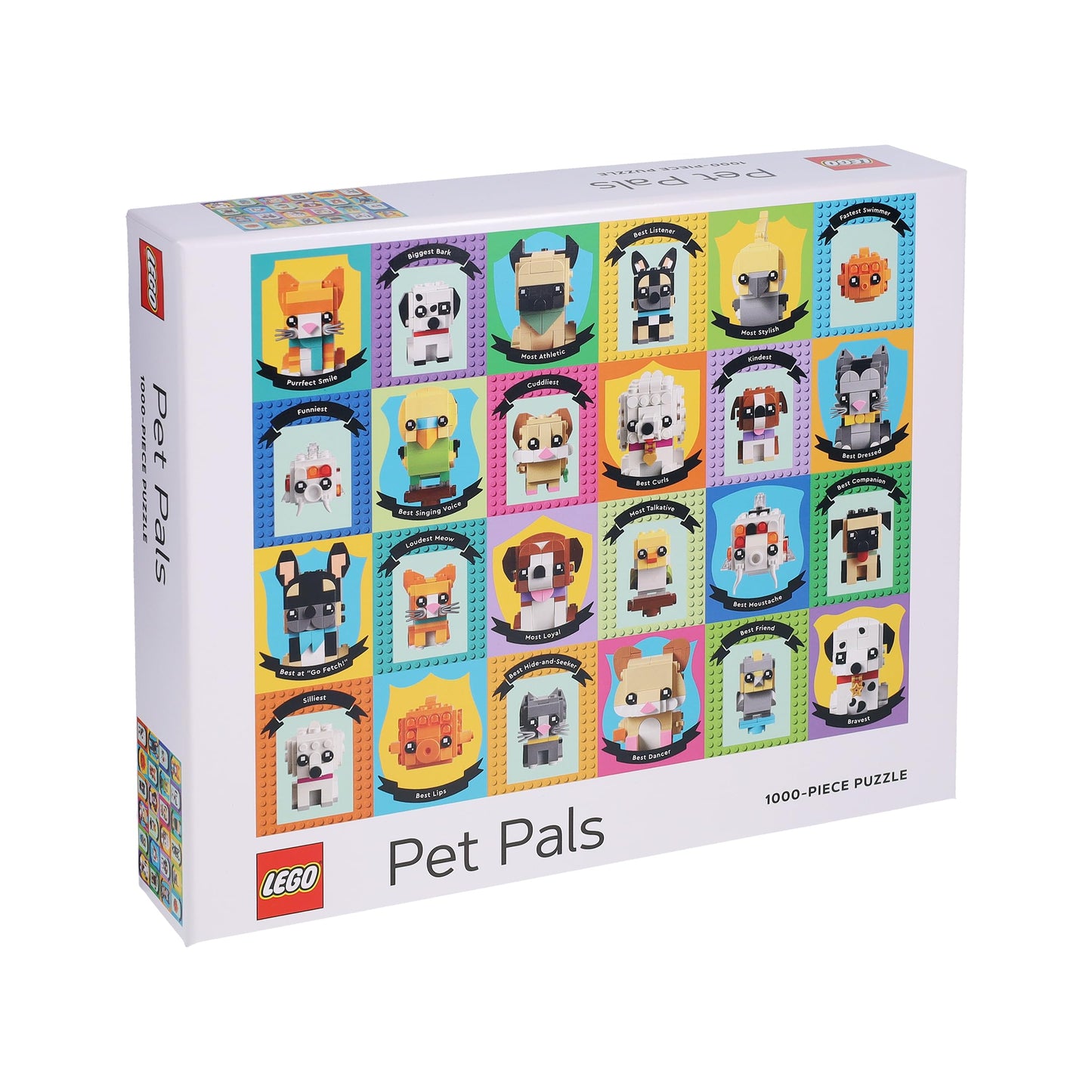 Chronicle Books Lego Pet Pals 1000-Piece Puzzle | BrickHeadz Pets