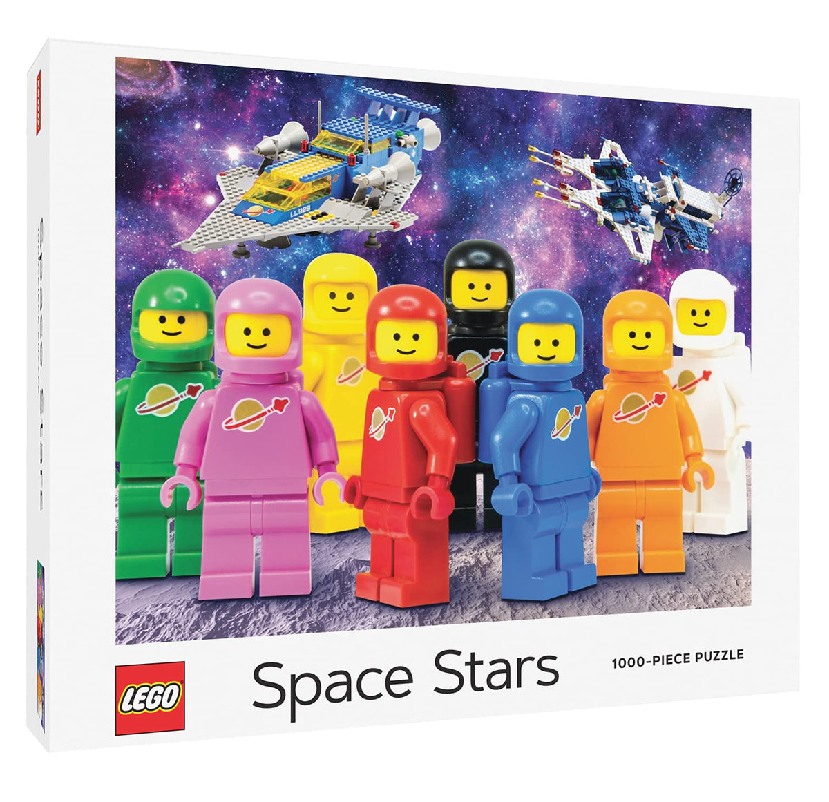 Chronicle Books LEGO Space Stars 1000-Piece Puzzle | Family & Solo Play