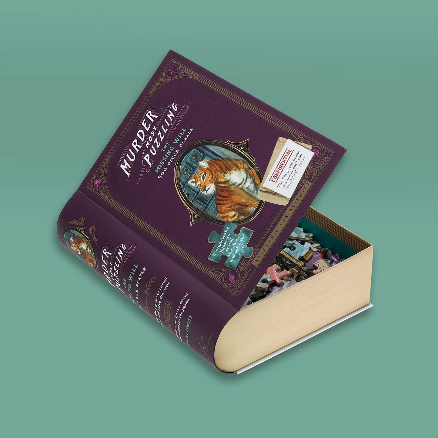 Murder Most Puzzling: The Missing Will 500-Piece Puzzle | Chronicle Books