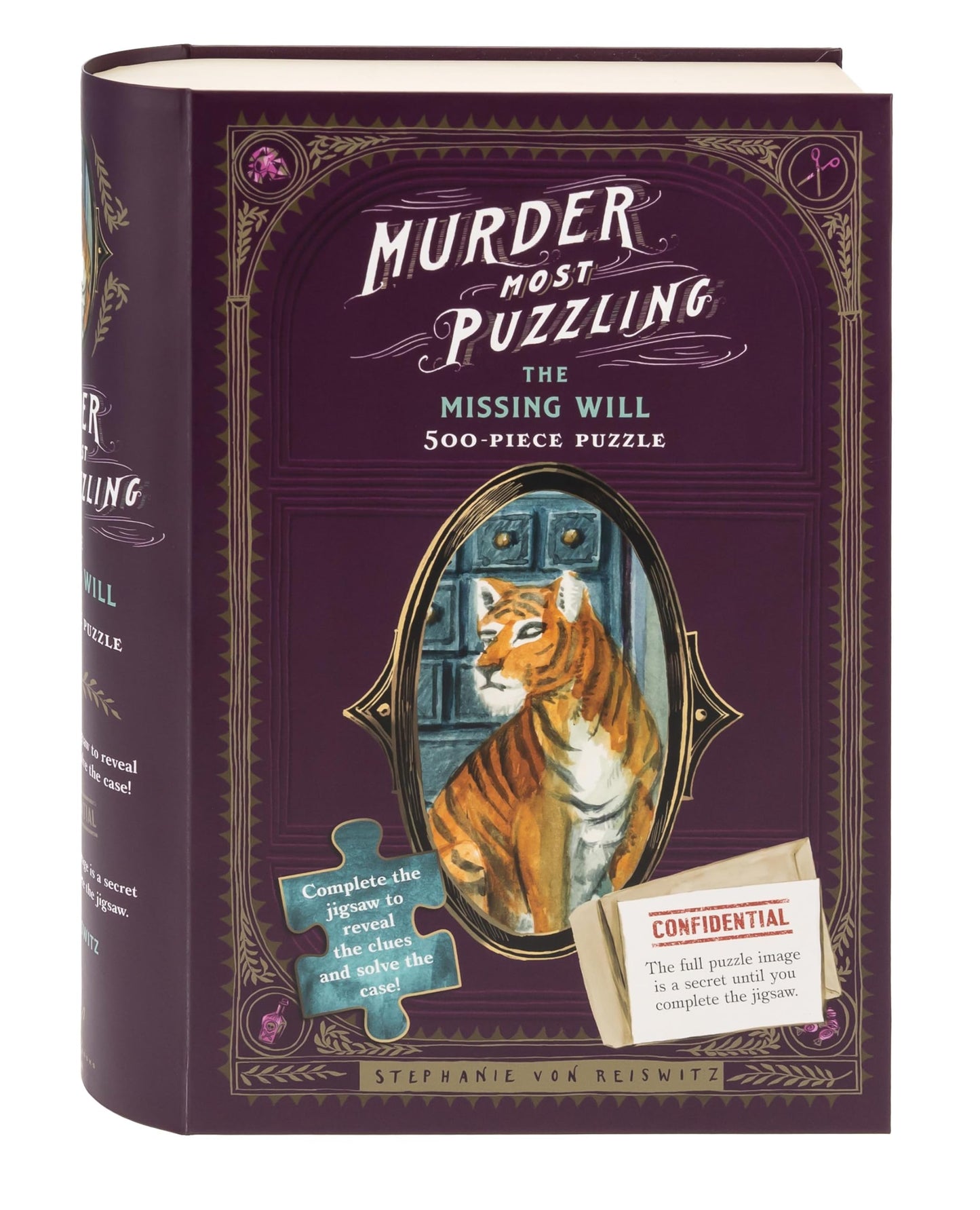 Murder Most Puzzling: The Missing Will 500-Piece Puzzle | Chronicle Books