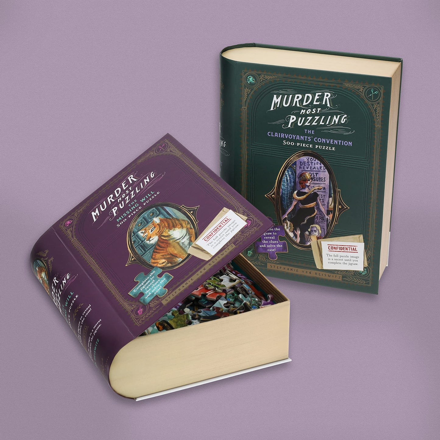 Murder Most Puzzling: The Missing Will 500-Piece Puzzle | Chronicle Books