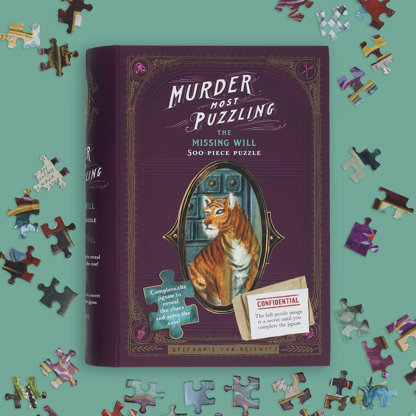 Murder Most Puzzling: The Missing Will 500-Piece Puzzle | Chronicle Books