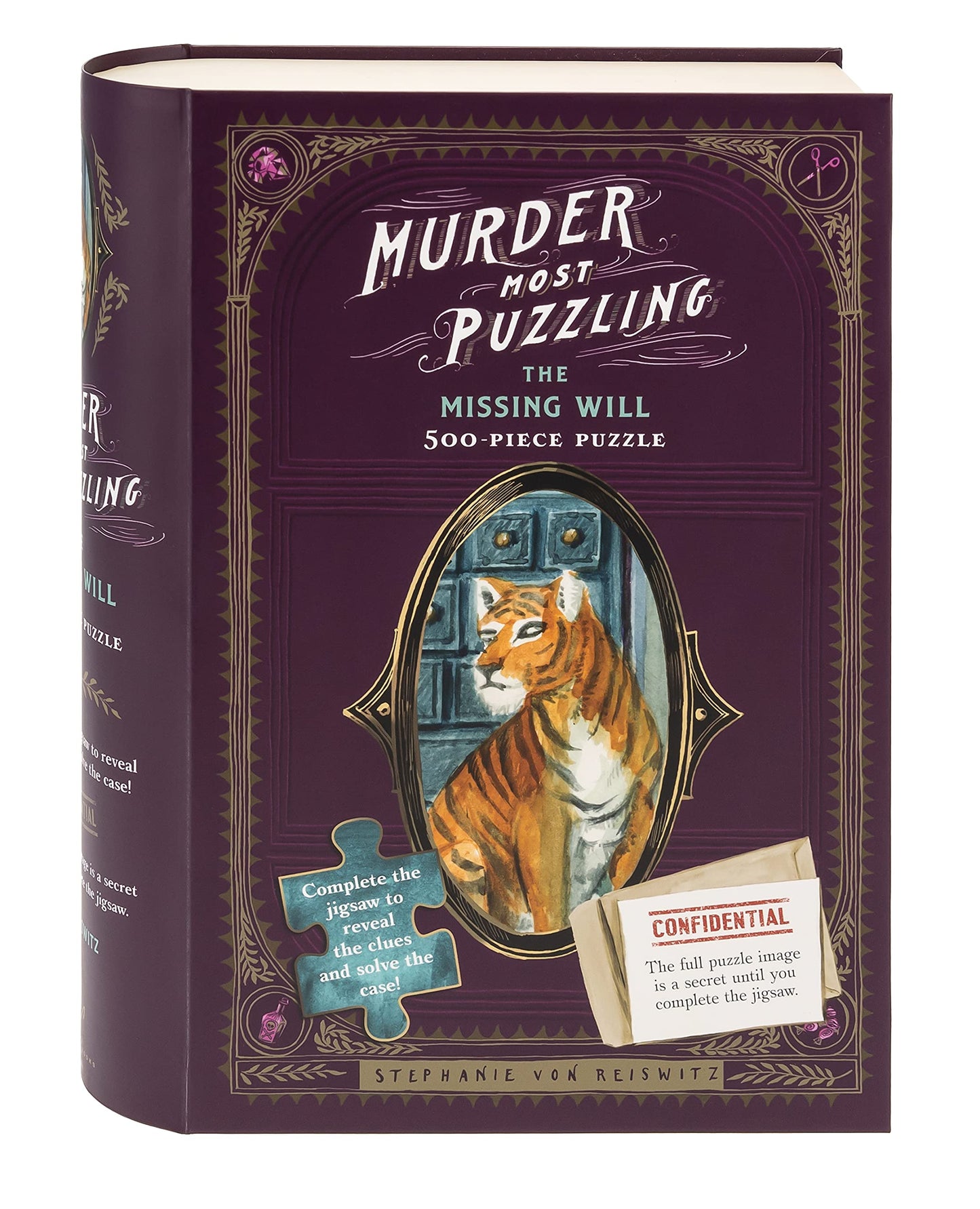 Murder Most Puzzling: The Missing Will 500-Piece Puzzle | Chronicle Books