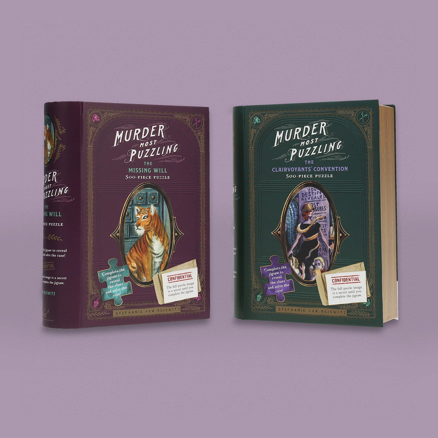 Murder Most Puzzling: The Missing Will 500-Piece Puzzle | Chronicle Books