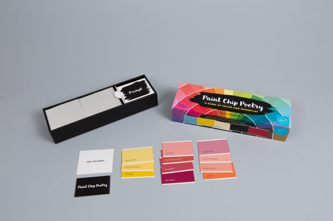 Paint Chip Poetry by Chronicle Books | Colorful Poetry Game for Teachers and Parties