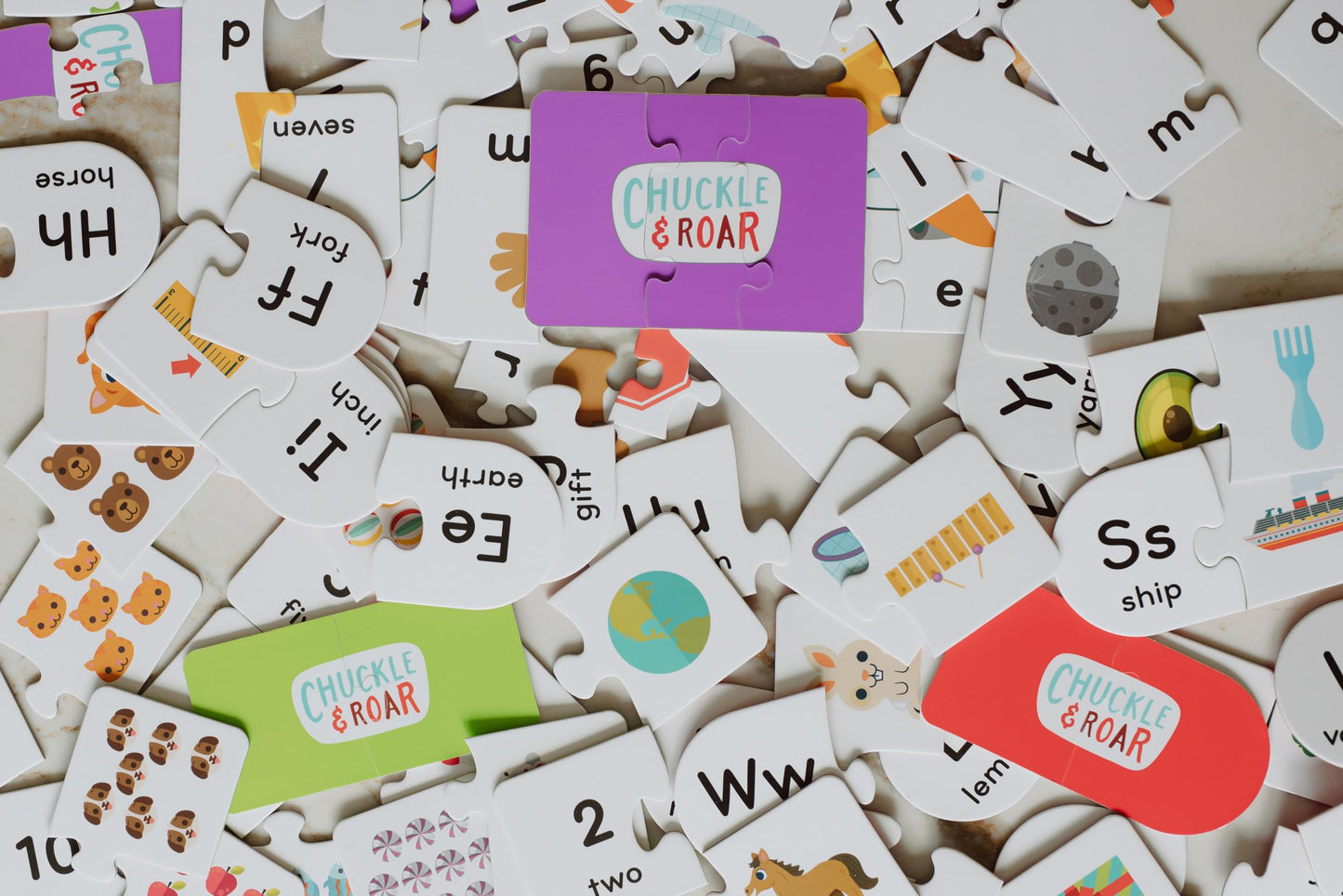 Chuckle & Roar Ultimate Learning Puzzle Pack – 56 Self-Correcting Puzzles