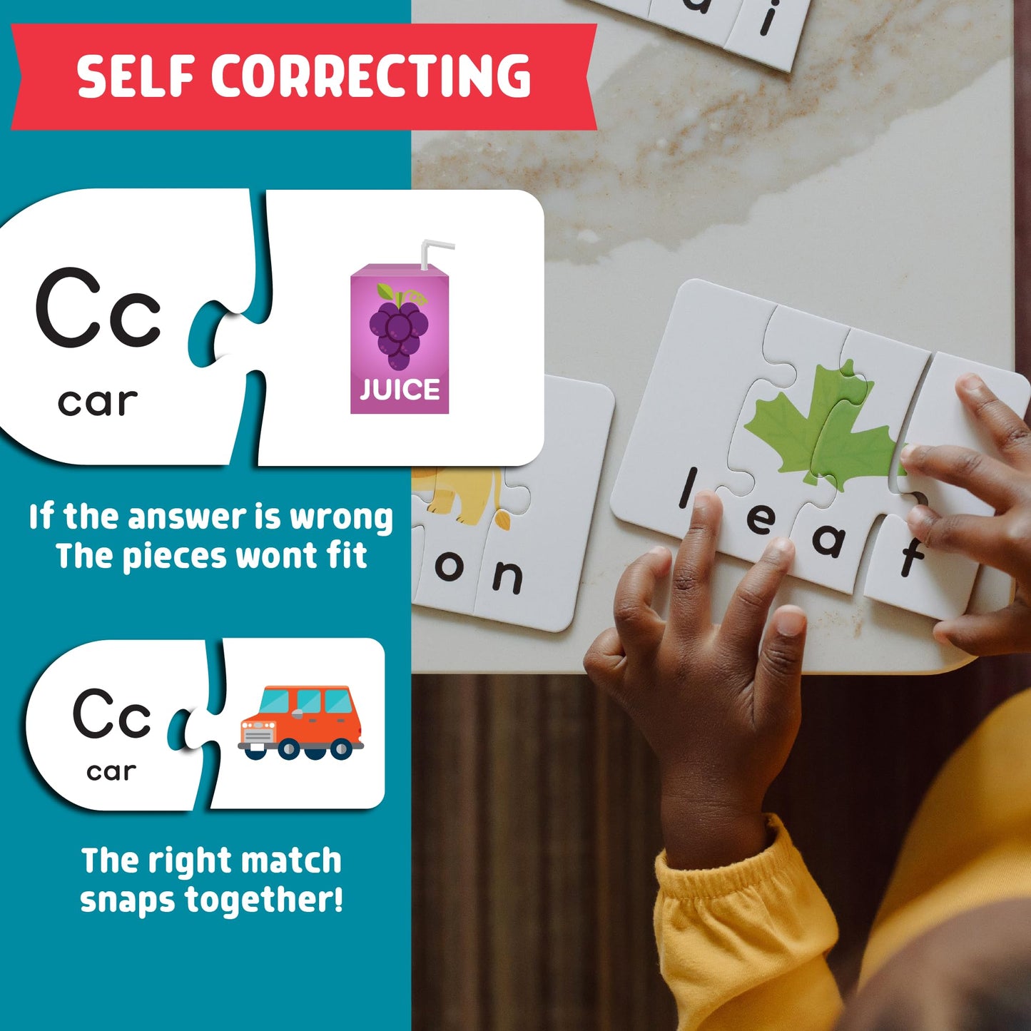 Chuckle & Roar Ultimate Learning Puzzle Pack – 56 Self-Correcting Puzzles