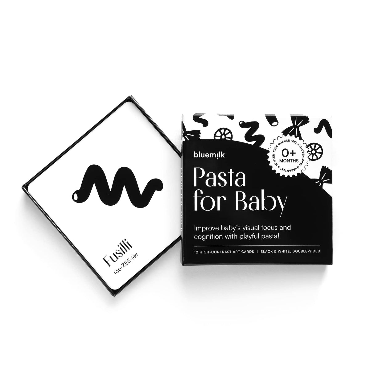 Chunky Deli Baby Pasta Cards – High-Contrast Flash Cards