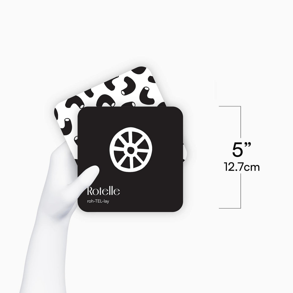 Chunky Deli Baby Pasta Cards – High-Contrast Flash Cards