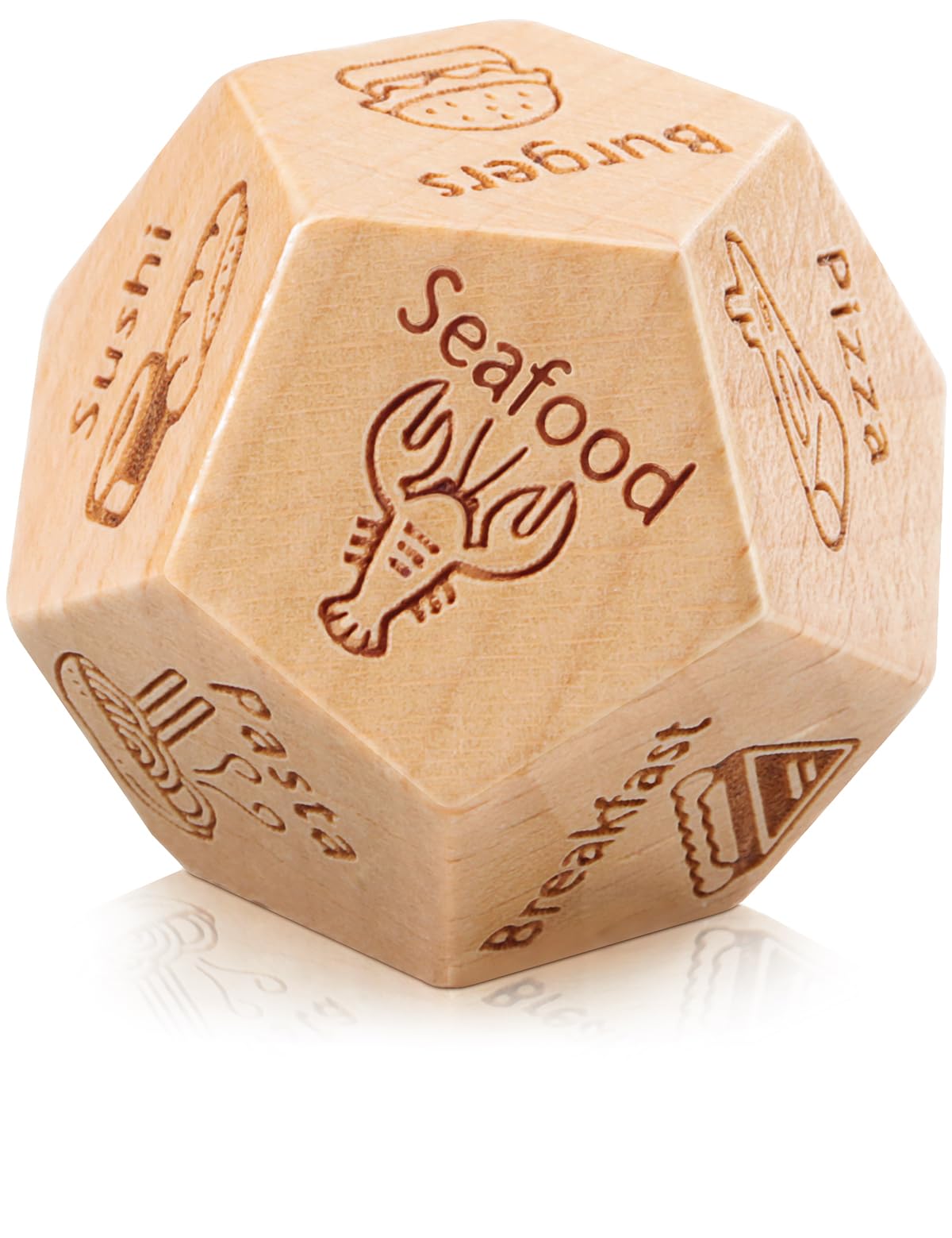 ChunlongFour Valentines Day Gifts for Him & Her – Food Decision Dice for Couples