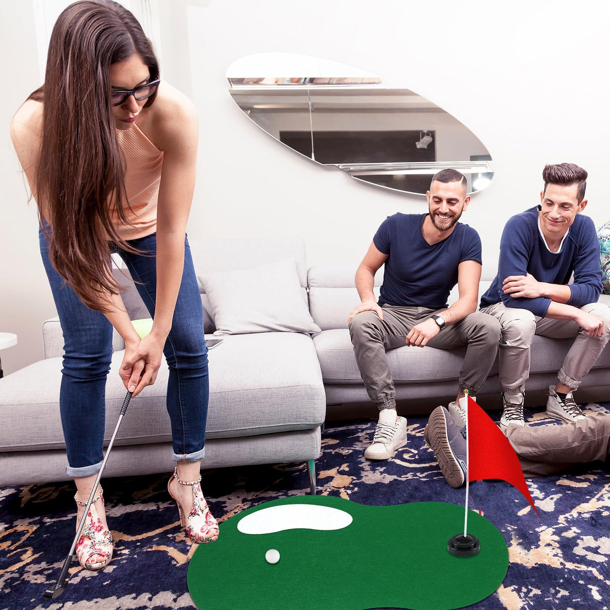 CHUNNIN 4-Set 20-Piece Golf Centerpieces – Golf Themed Party Decor, Birthday & Corporate Event Supplies