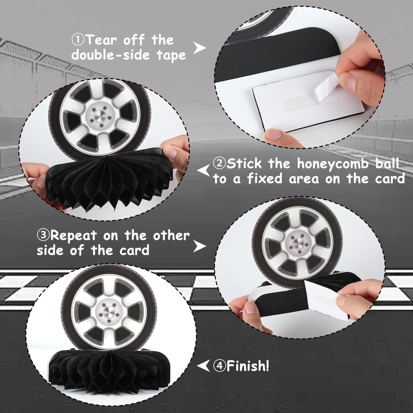 CHUNNIN 12Pcs Race Car Centerpieces – Car Themed Birthday Table Decor