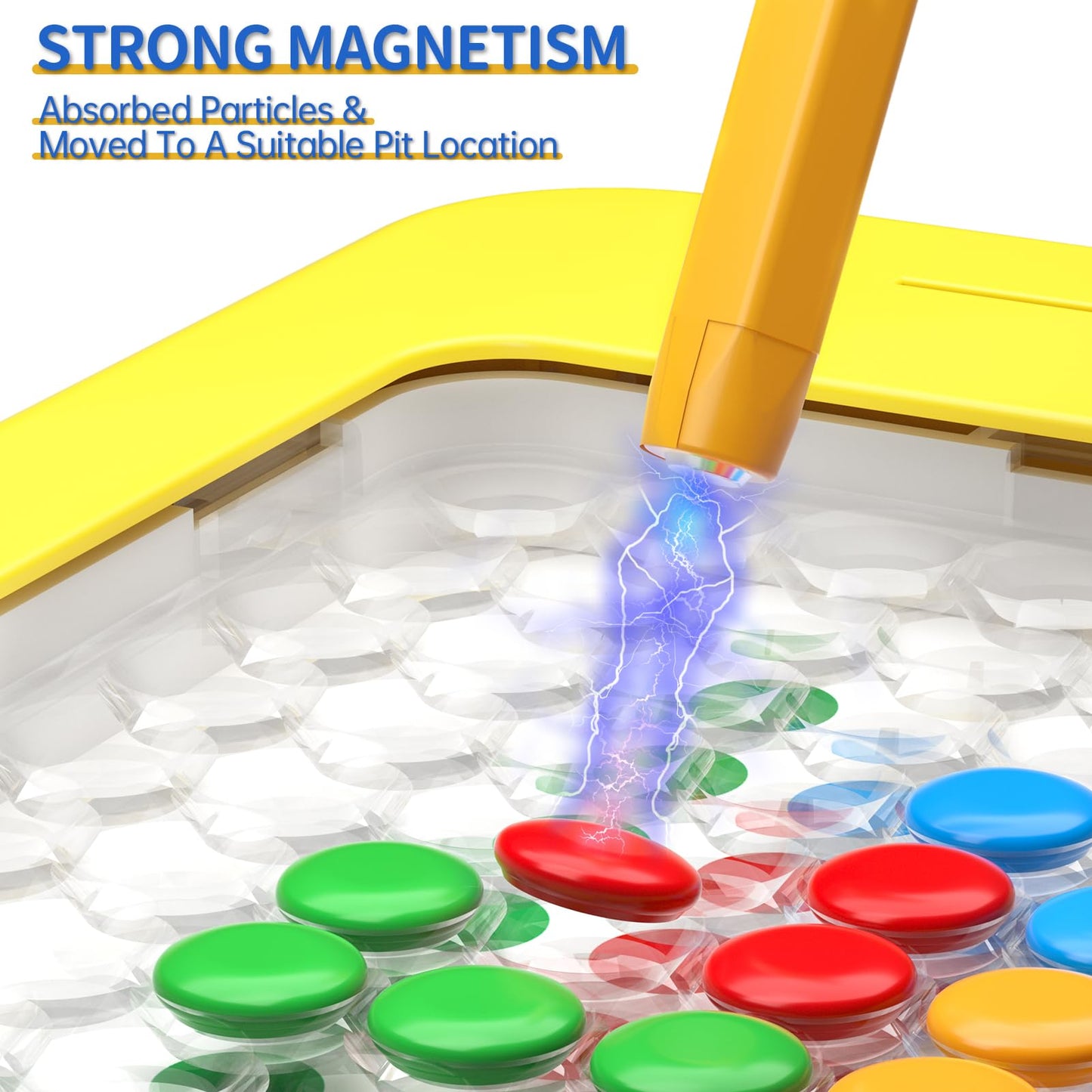 Ci Vetch Large Magnetic Dots Board for Kids – Montessori Drawing Toy