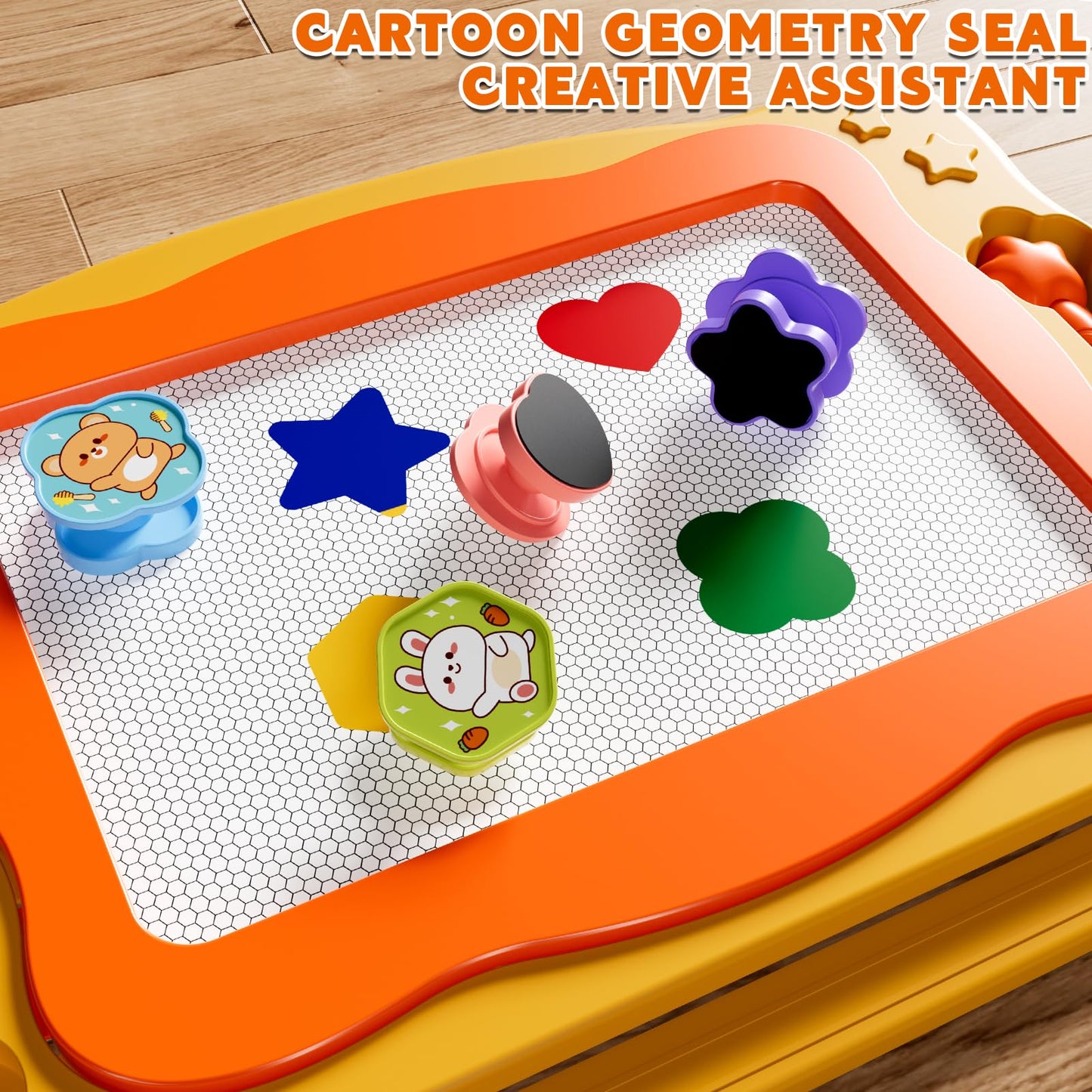 Ci Vetch Large Magnetic Drawing Board for 3-6 Year Olds | Mess-Free Doodle Board & Travel Toy