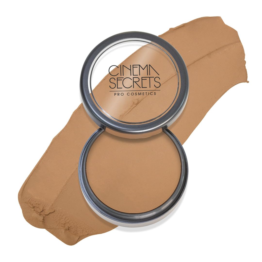 Cinema Secrets Ultimate Foundation 404-03A – Pro Cream, Medium Beige-Peach, Buildable, Color Correct, Long-Wear Matte