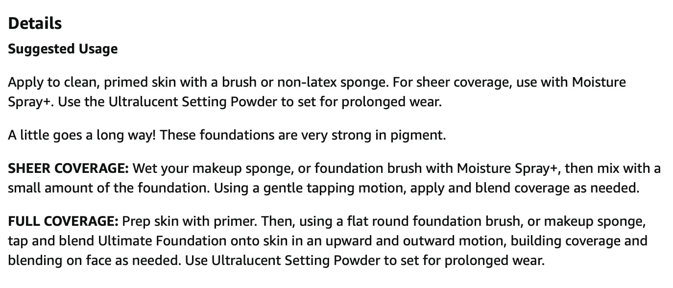 CINEMA SECRETS Pro Cosmetics Ultimate Foundation 502-30 – Skin-Perfecting, Camera-Ready Finish