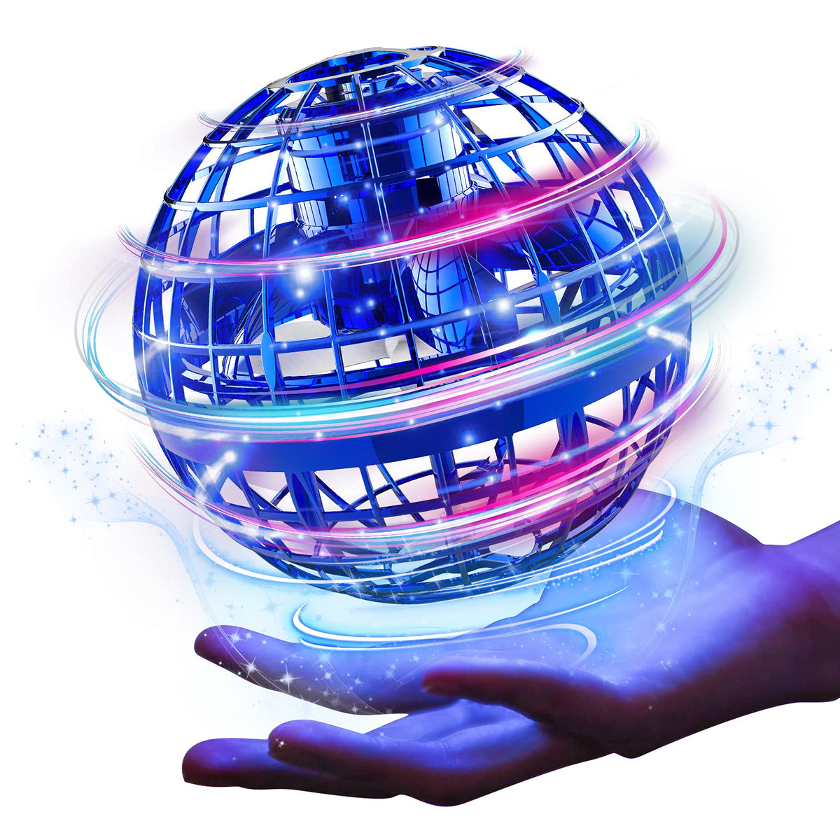 Ciniffo Flying Orb Ball Toy 2025 – Light Up Hand-Controlled Boomerang Spinner