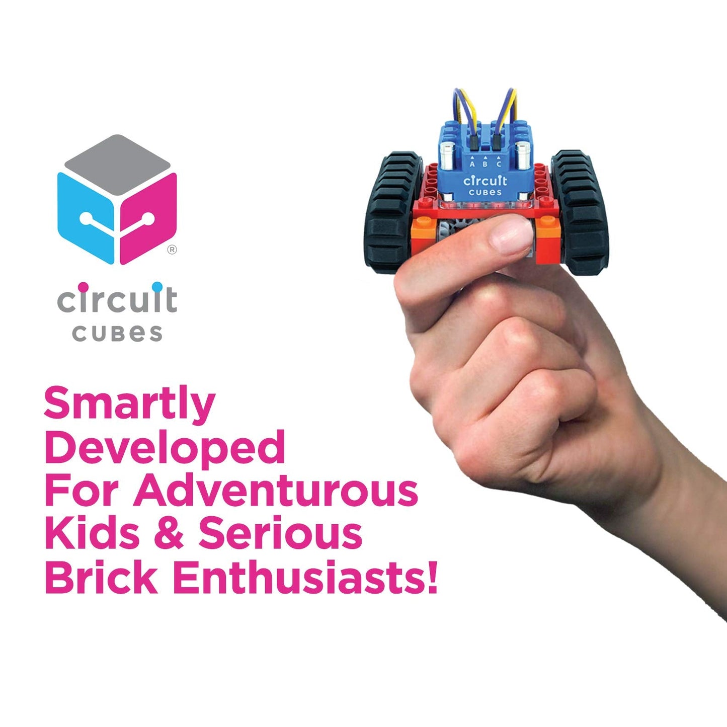 Circuit Cubes Bluetooth Upgrade+ Kit — Electronic Toy Building Set for STEM Learning