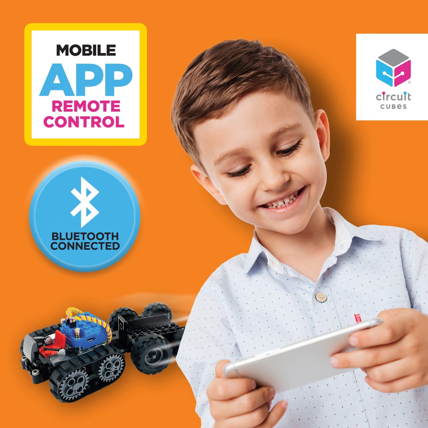 Circuit Cubes Space Rovers Kit – Remote Control STEM Robotics for Kids 8+