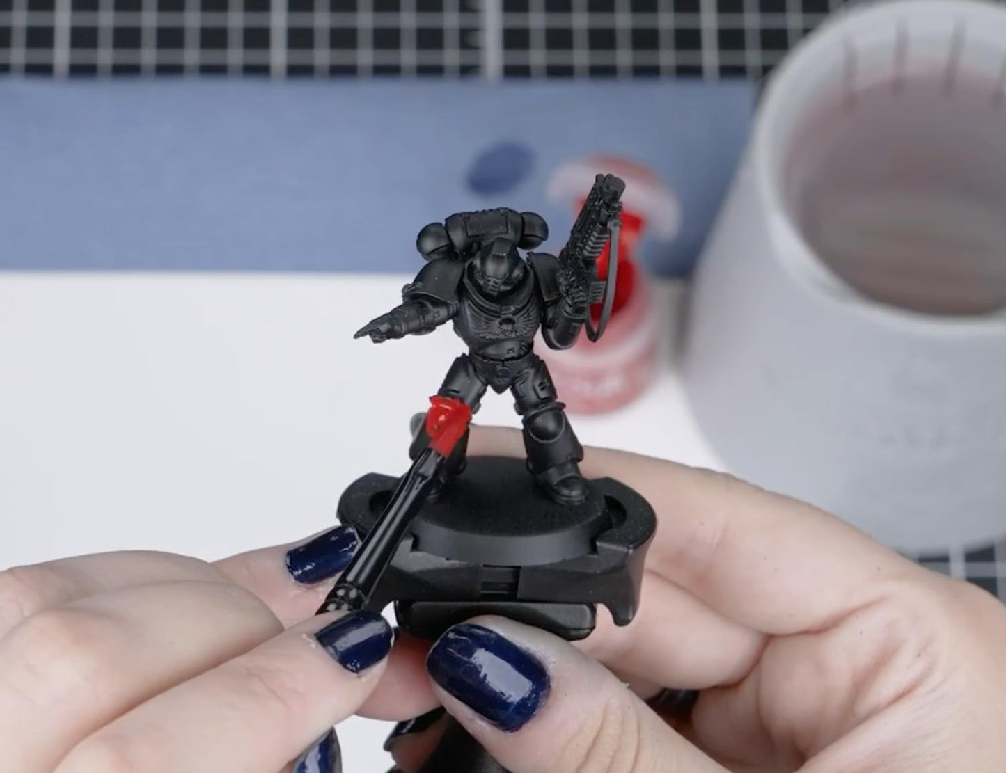 Citadel Chaos Black Primer Spray – Base Coat for Miniatures