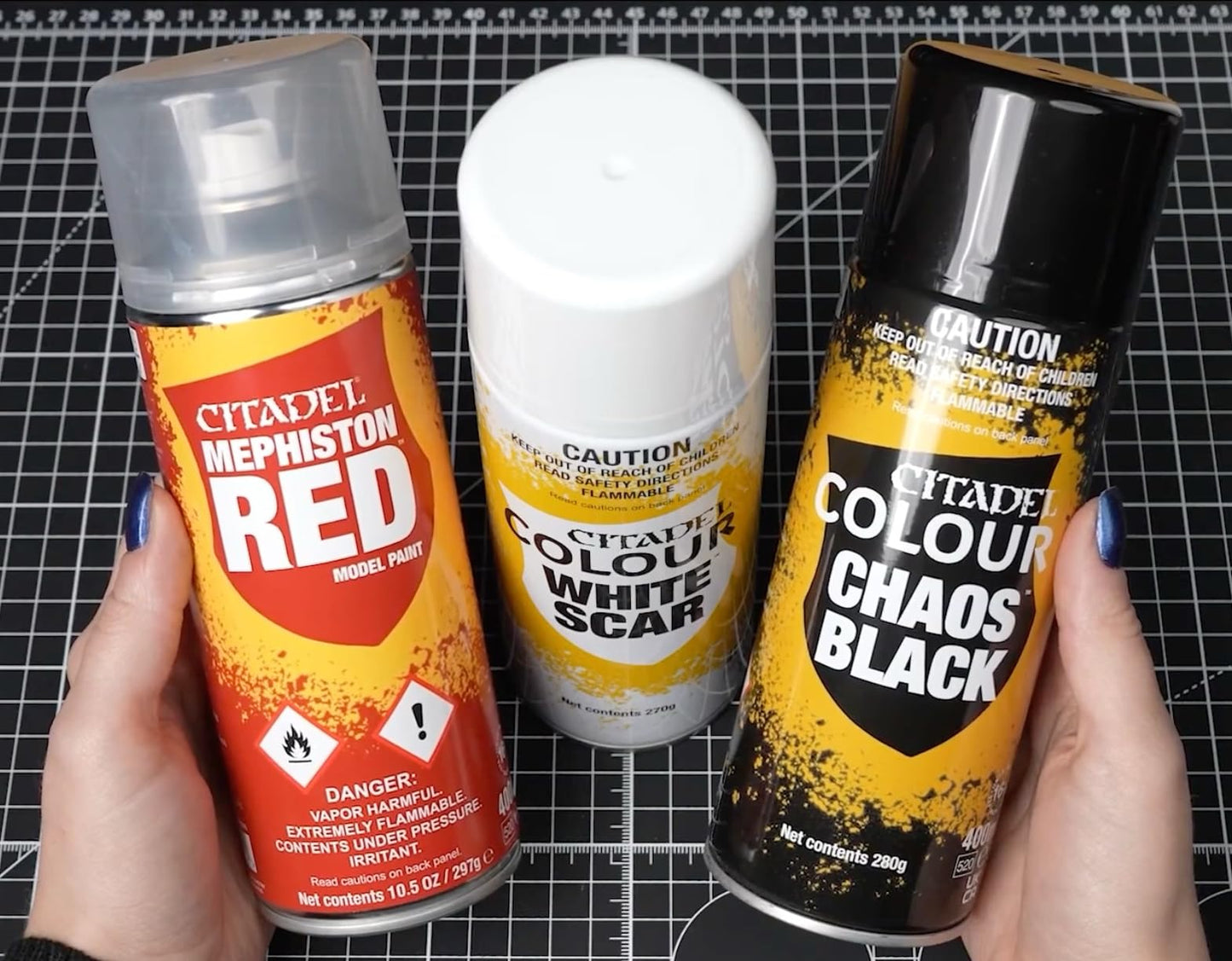 Citadel Chaos Black Primer Spray – Base Coat for Miniatures
