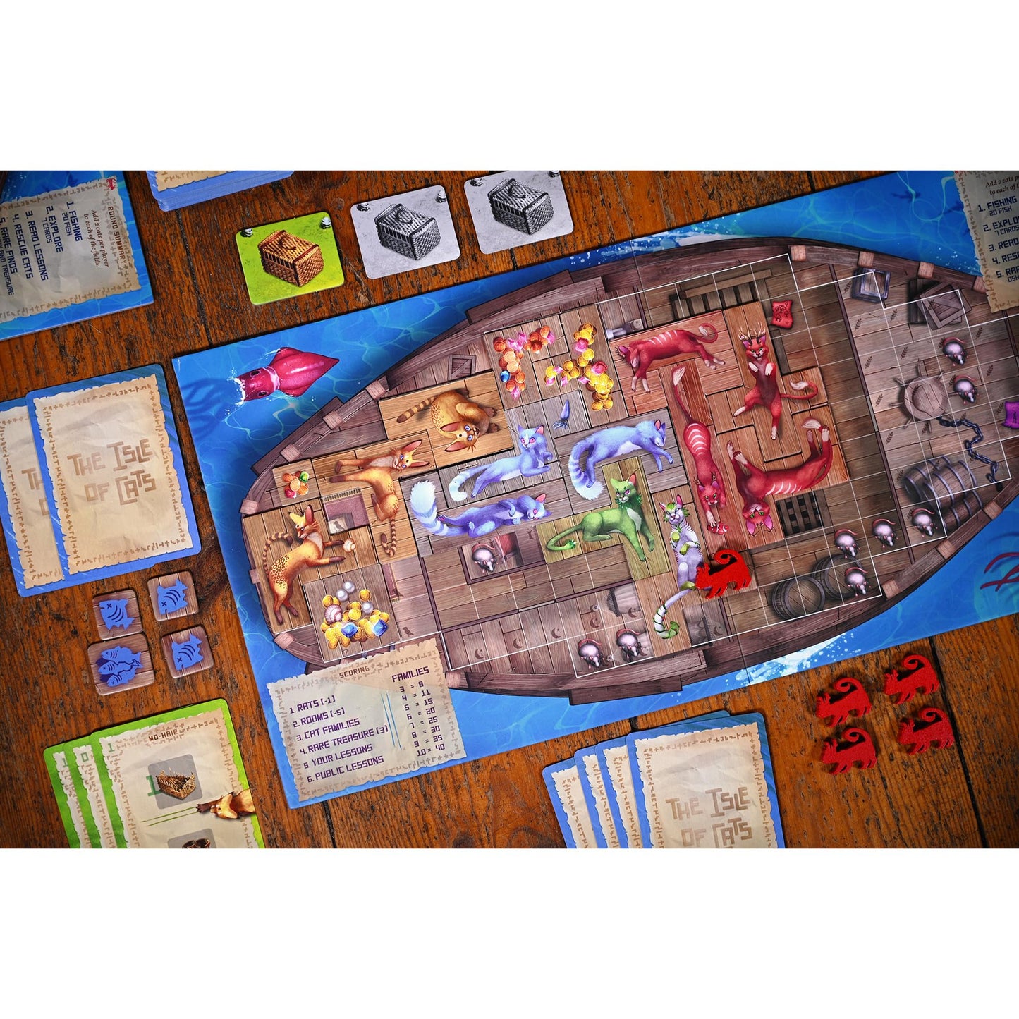 City of Games The Isle of Cats — Rescue Cats & Tile Placement for 1-4 Players