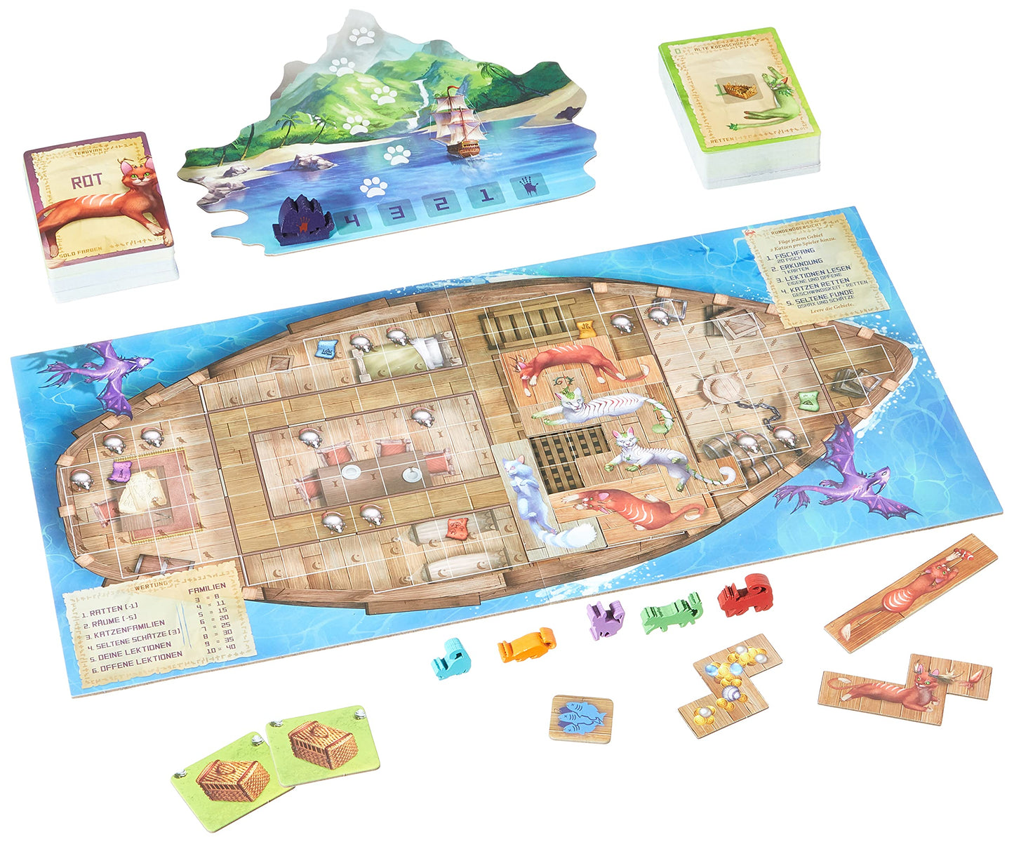 City of Games The Isle of Cats — Rescue Cats & Tile Placement for 1-4 Players