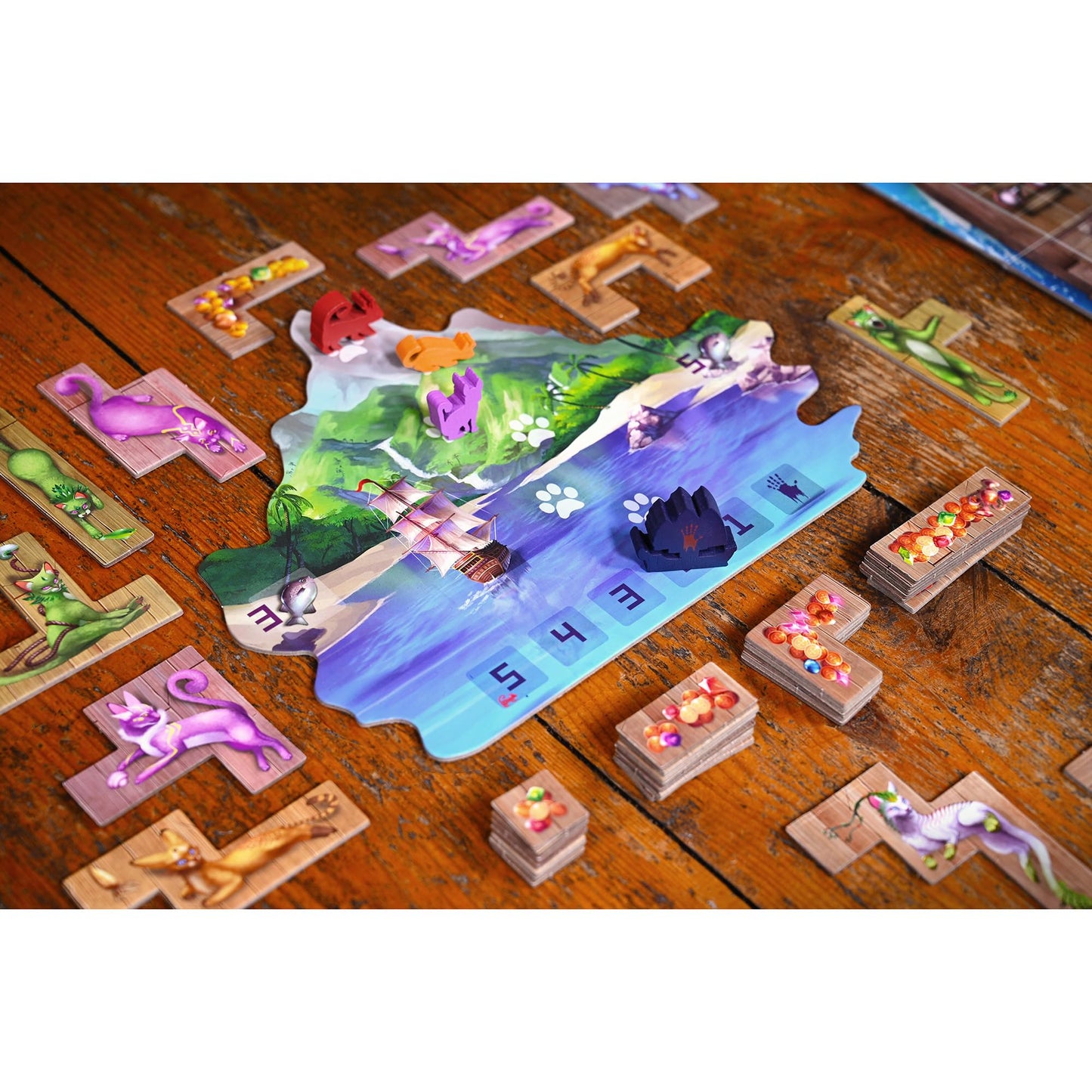 City of Games The Isle of Cats — Rescue Cats & Tile Placement for 1-4 Players