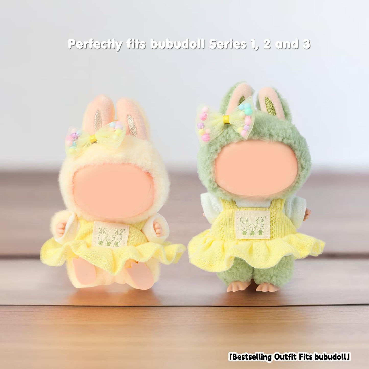 Ciunura Labubu Doll Clothing – Premium Outfits & Accessories (Yellow)