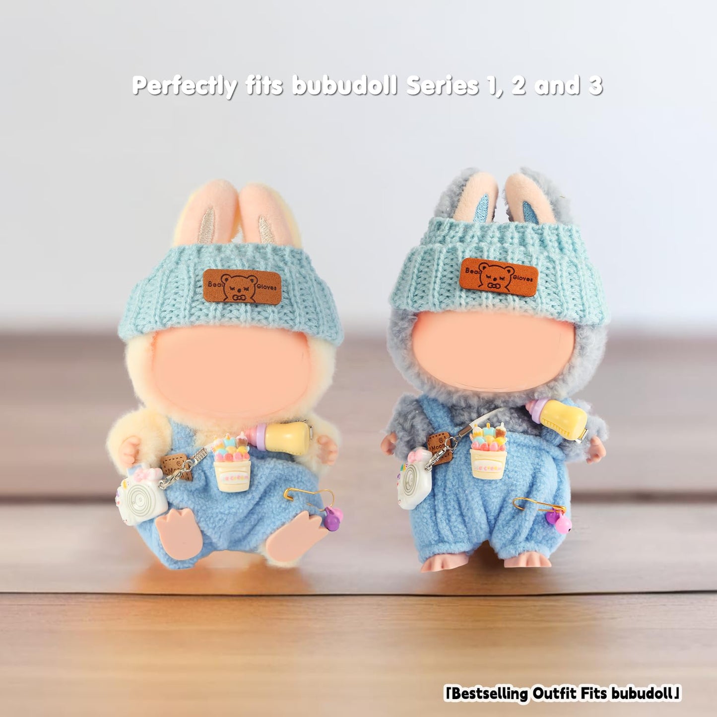 Ciunura Labubu Doll Clothing – Premium Blue Overalls + 6+ Styles