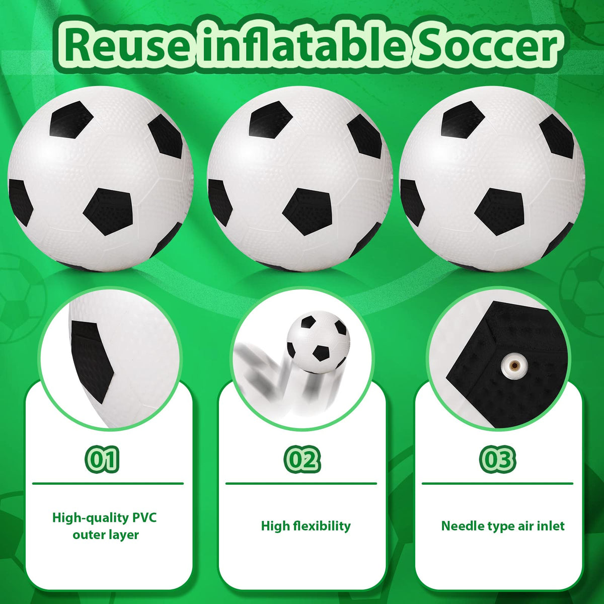 Civaner 20 Pcs Mini Soccer Basketball Balls – 4 Inch Inflatable Kids Toy Pack