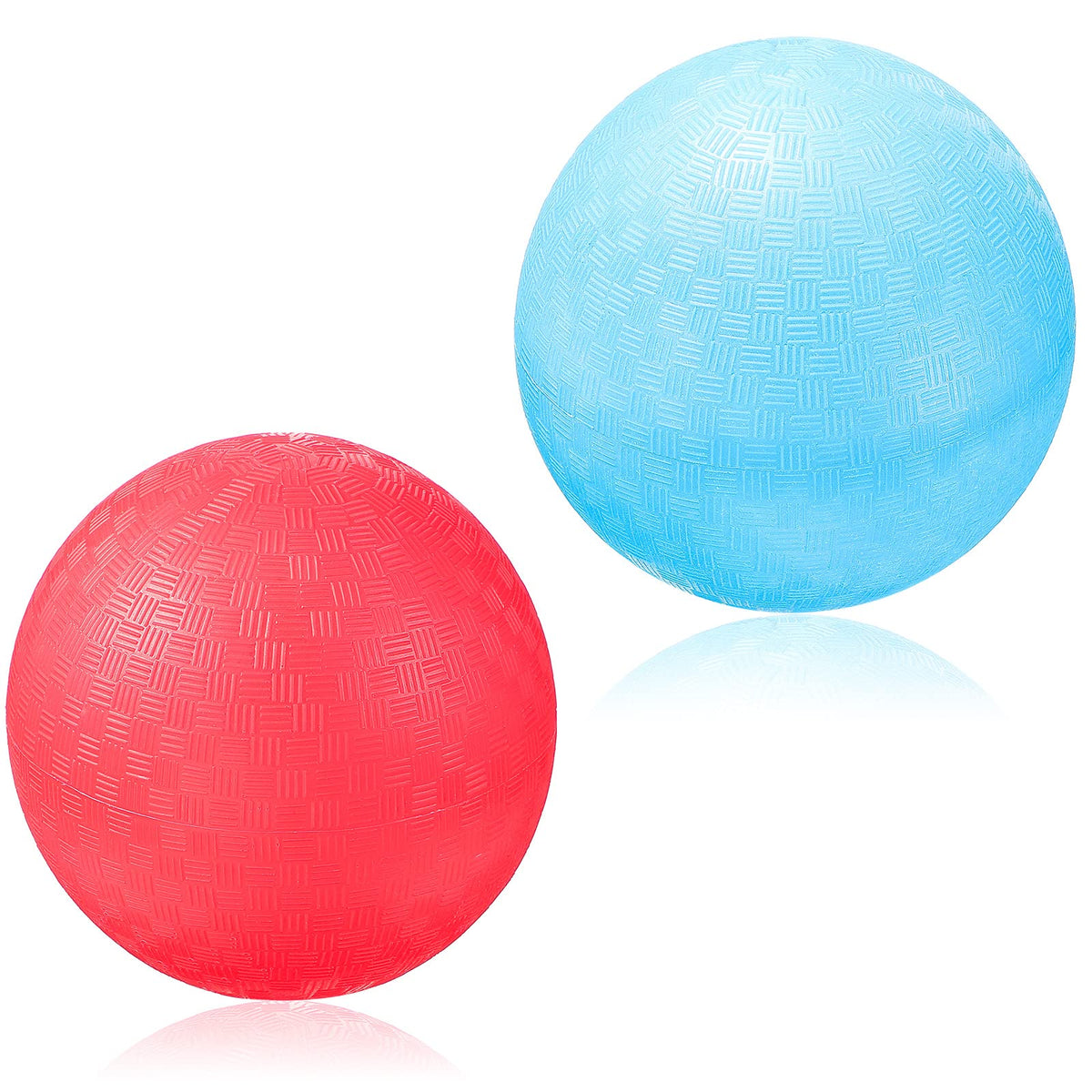 Civaner 2 Pack 5-Inch PVC Dodgeball Balls | Red & Blue for Kids Outdoor Play