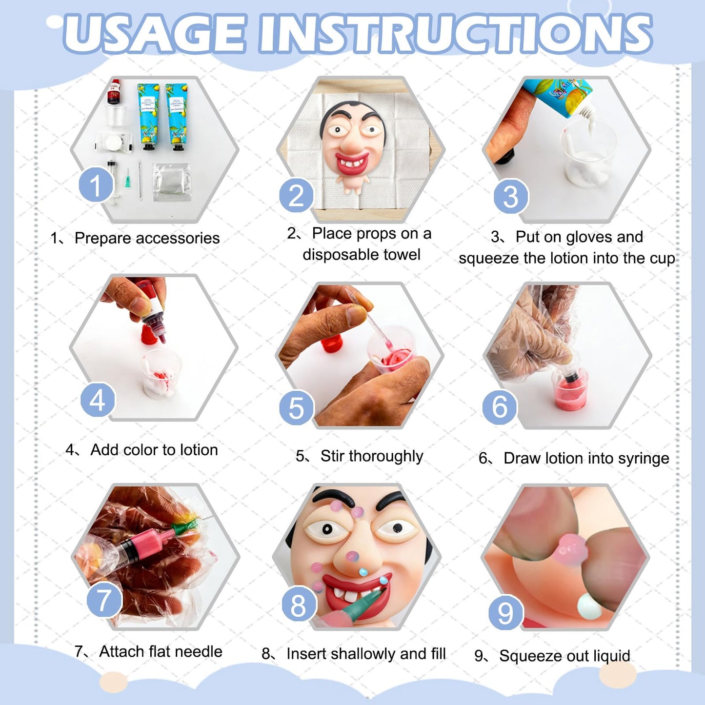 CIYOJA Pimple Popper — Large Silicone Squishy Toy for Adults (2 Fillings Included)